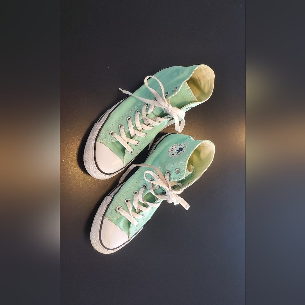 Converse Mint Green High